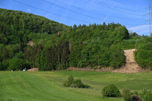 Hangrutsch im Galterhölzli. Foto: zVg
