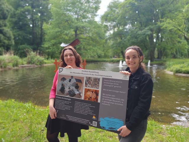 Outdoor-Ausstellung «Mineralien &amp; Archäologie» in Bad Säckingen. Foto: zVg