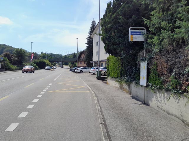 Bushaltestelle Brugg Oberdorf Richtung Frick. Foto: © Kanton Aargau