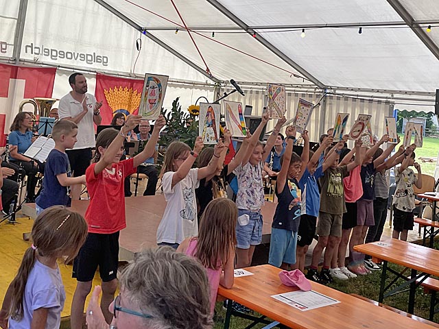 Eine Danke der Kinder. Foto: Lilia Staiger
