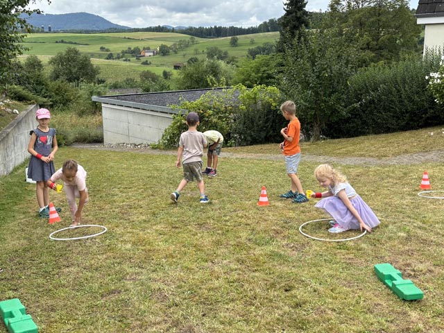 Wasserspiele. Foto: Eva Büchli 
