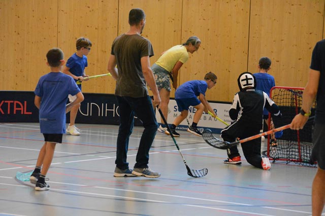 Trainingsweekend von Unihockey Fricktal machte Spass. Foto: zVg