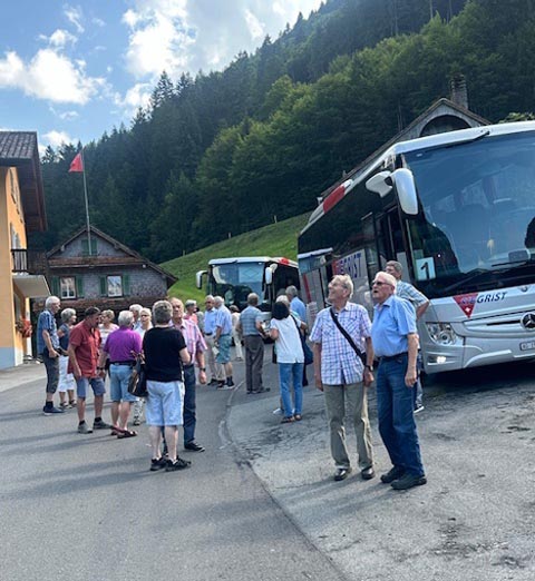 Die Eiker Senioren genossen ihren Ausflug. Foto: zVg