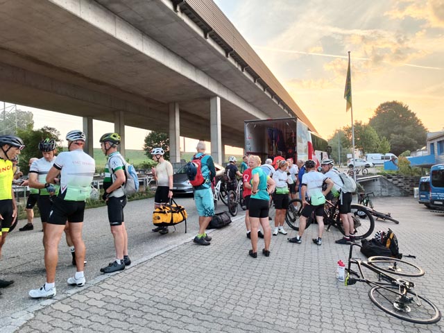 Verladen in Zeiningen. Foto: zVg