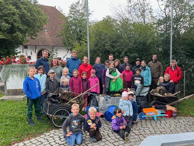 Bachputzete in Oeschgen. Foto: zVg