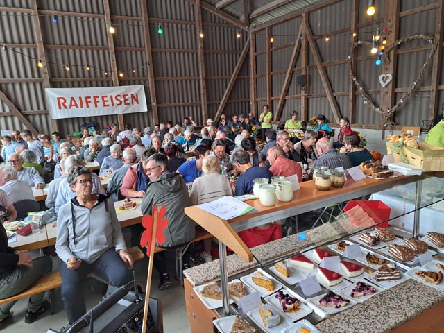 Stubete des Akkordeonorchesters Frick. Foto: Barbara Schmid