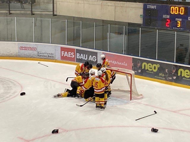 Eishockeyclub Rheinfelden mit 5 Punkten aus 3 Spielen