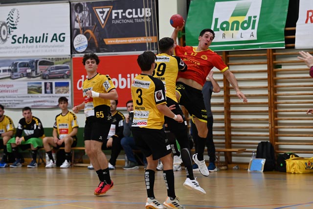 Topscorer Lukas Grandi, Topscorer mit Emotionen. Foto: Christine Steck