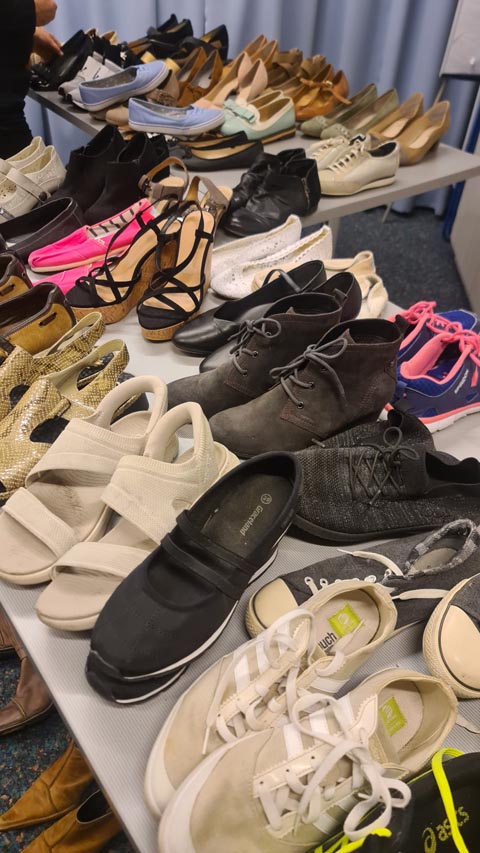 Grosses Angebot an Schuhen. Foto: zVg