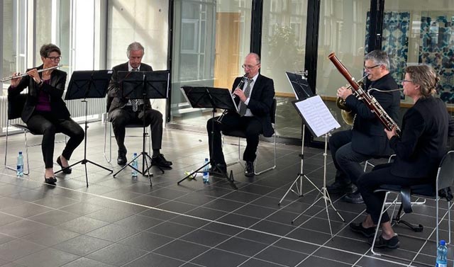 Das Laufenburger Bläserquintett. Foto: zVg