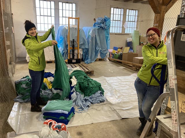 Erfolgreiche Sammelaktion des Vereins «Volunteers for Humanity». Foto: zVg