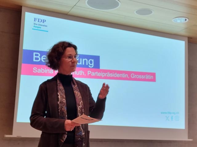 Parteipräsidentin Sabina Freiermuth. Foto: zVg