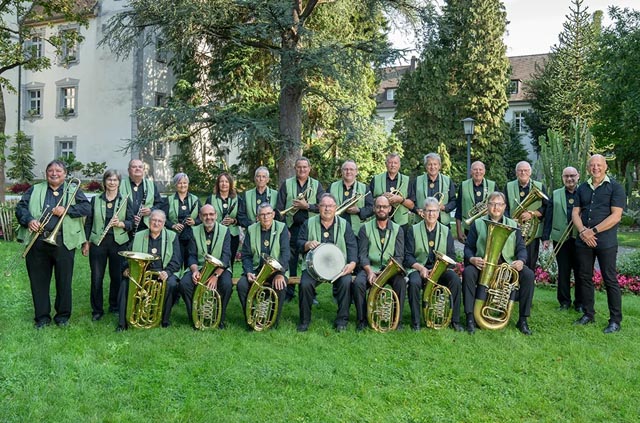 Stein: Rhybuebe an der Blasmusikmesse in Stuttgart 