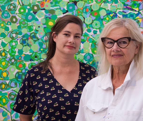 Susi Kramer (rechts) mit Tochter Larissa. Foto: zVg