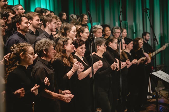 Der Projektchor bei seinem Abschlusskonzert 2023. Foto: zVg
