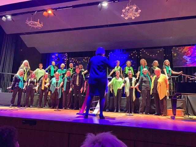 Funshine Singers auf «Musicalreise» in Stein. Foto: zVg