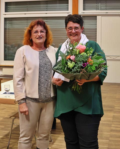 Doris Grossenbacher (links) und Manuela Winter. Foto: Marlies Bisig