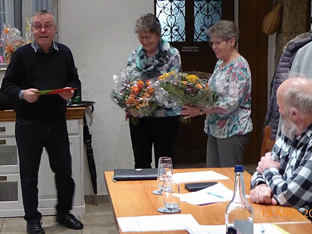 Verabschiedung aus dem Vorstand. Foto: zVg