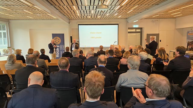 Der Rotary-Anlass im Hotel Schützen. Foto: zVg