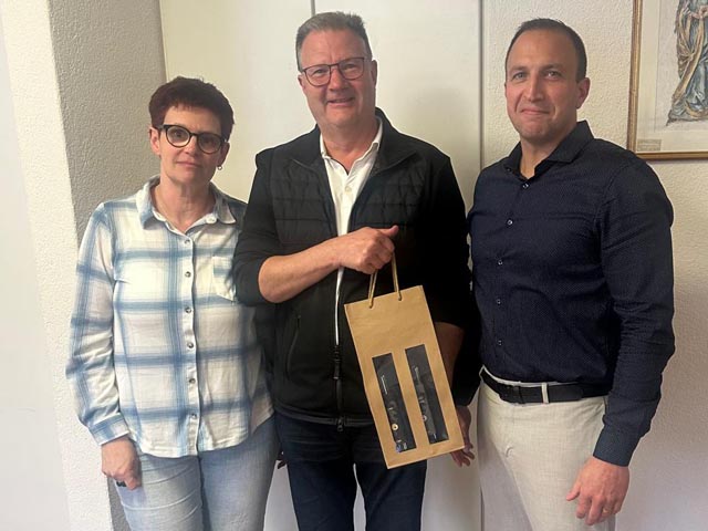 Der VVE-Vorstand (von links): Angela Capaul, Markus Schmid und Daniel Saridis. Foto: zVg