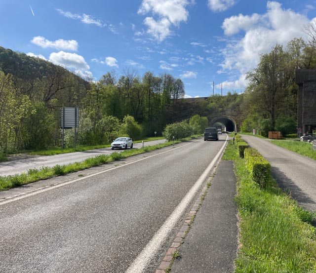 Strassentunnels Fahrtrichtung Ueken. Foto: Kanton Aargau/BVU