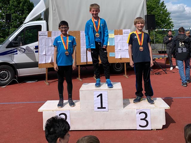 Ilai Feger (2.) und Finn Fasler (1.) standen bei den M9 auf dem Podest. Foto: zVg