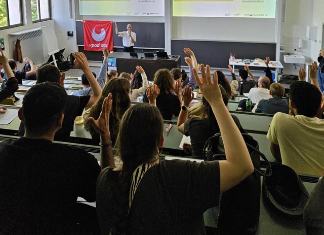 Schweizweite Mobilisierung gegen das Sparpaket des Bundes. Foto: zVg 