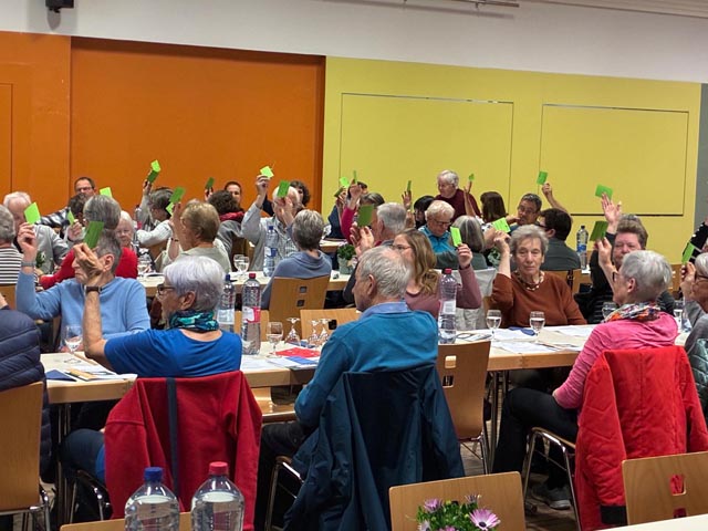 Blick in die Versammlung. Foto: zVg