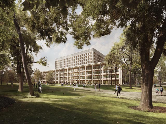 Visualisierung Neubau Dreiklang. Foto: zVg