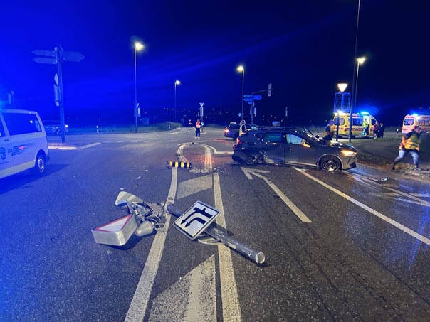 Muhen: Rotlicht missachtet