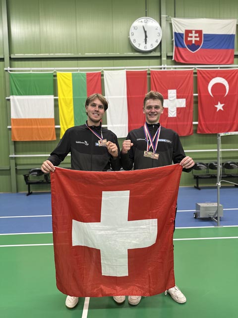 Links Marvin Müller (Möhlin), rechts Zeno Baldegger. Foto: zVg