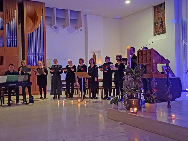 Abendlob mit Taizé-Gesängen des Ensembles «Voix Célestes». Foto: Fabrice Müller