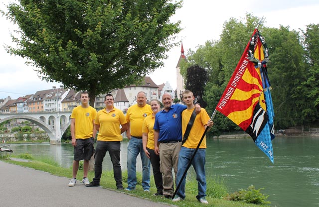 Silberkranz für die Laufenburger Pontoniere. Foto: zVg