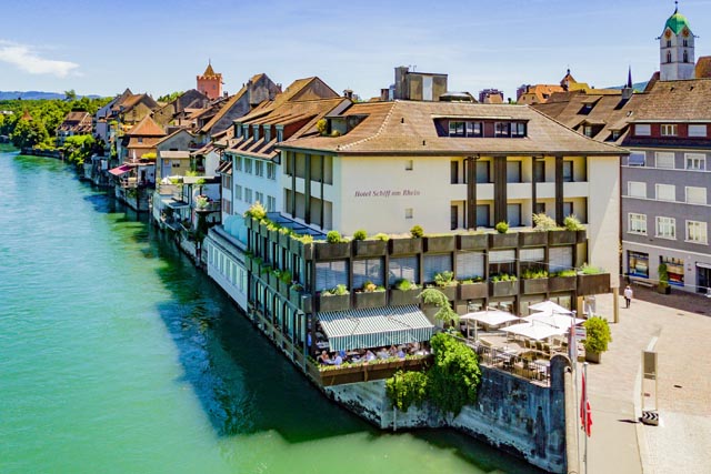 Hotel Schiff am Rhein. Fotos: zVg