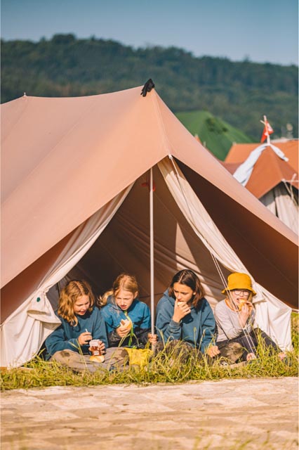 Zeltplatz. Foto: Alain Sethmacher