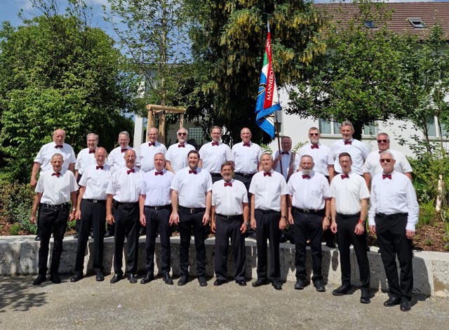 Männerchor Schupfart am Kantonalen Gesangsfest in Sins