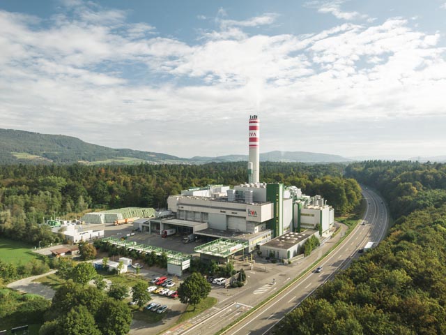 Die KVA Buchs. Foto: zVg