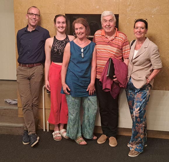 Auf dem Bild (von links): Tom Steiner, Aline Spuhler, Kathrin Frey, Max Hänggi, Béa Bieber. Foto: zVg