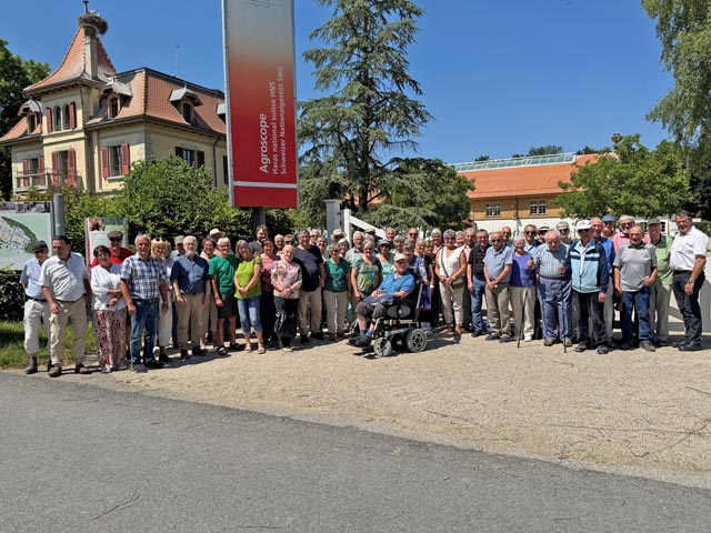 Die Oberhöfler Seniorinnen und Senioren in der Hauptstadt der Pferde, Avenches. Foto: zVg