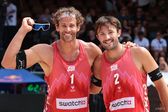 Marco Krattiger (l.) und Leo Dillier sind an der Weltspitze angekommen. Foto: chef.li 