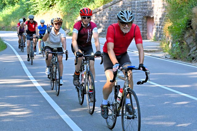 Begeisternde Velofahrer im Schwarzwald. Foto: zVg