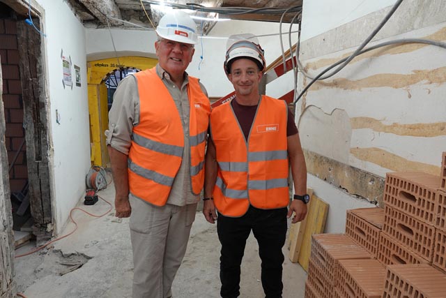 Zwischen Gerüsten, Mörtel und Überraschungen – Das Laufenburger Museum Schiff im Umbau