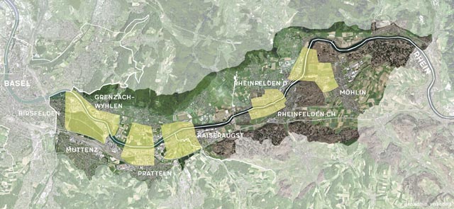 Karte mit Gemeindenamen