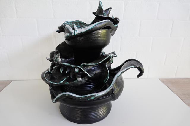 Ein Kunstwerk von Ursi Luginbühl, zu sehen im Rehmann-Museum in Laufenburg. Foto Peter Schütz