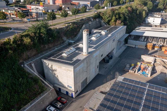 Wärmezentrale des Wärmeverbunds Kaiseraugst. Foto: AEW