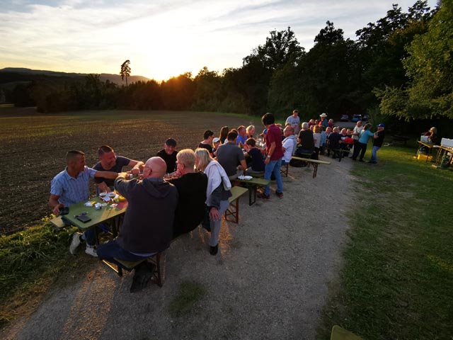 Der Rebbauverein Kaisten lud zum Räbhüsli Fäscht 2025 ein. Foto: © Rebbauverein Kaisten