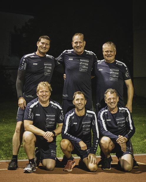 Das Siegerteam «MTV Herznach» aus Herznach. Foto D. Acklin