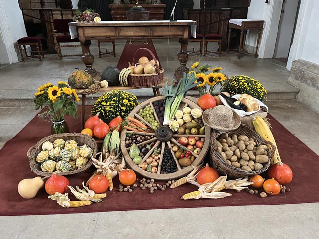 Der Tisch war reich gedeckt in der Kirche von Herznach.