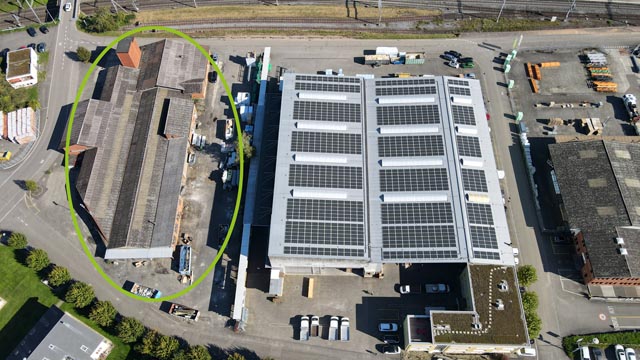 Die Husner AG Holzbau erweitert ihren Standort in Frick. Foto: Husner AG Holzbau