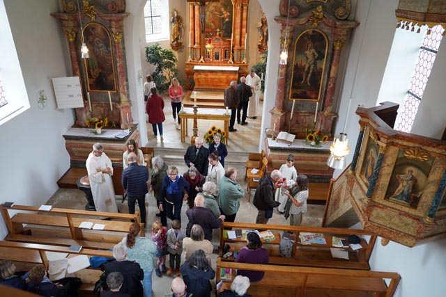 Gut besucht war die ökumenische Segnungsfeier in Obermumpf.